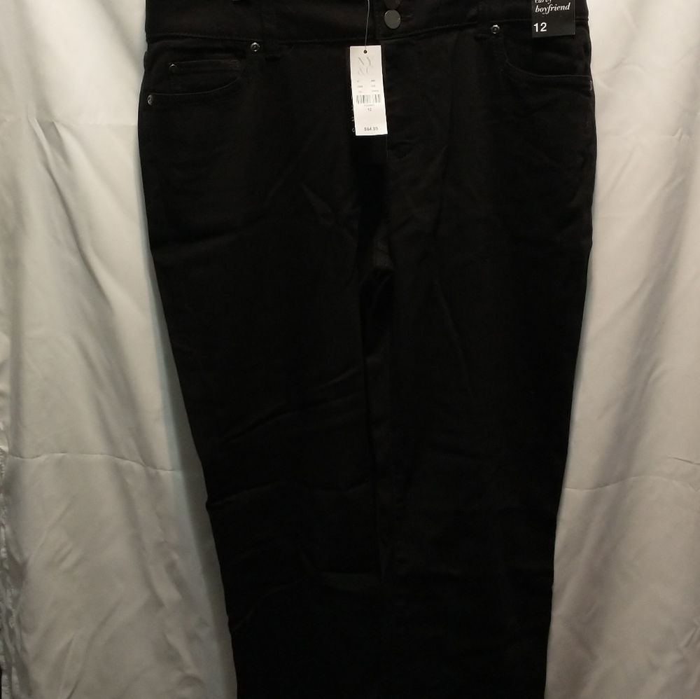 NY & c Black curvy boyfriend pants